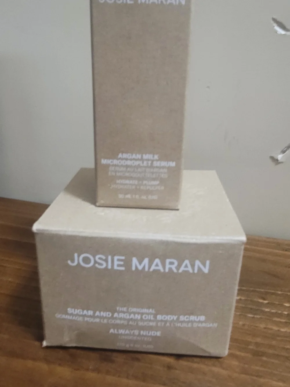 JOSIE MARAN Nude-Toned Sugar & Argan Oil Body Scrub